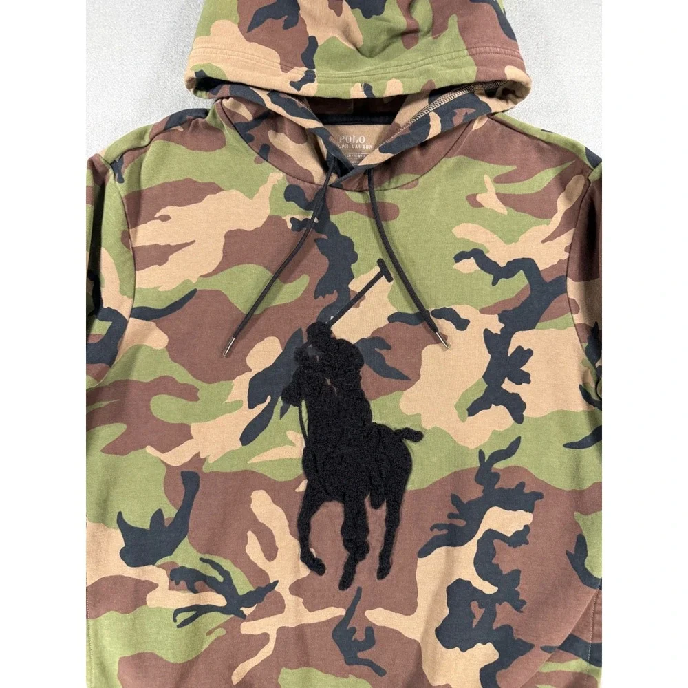 Size S - Polo Ralph Lauren Big Pony Camo Hoodie